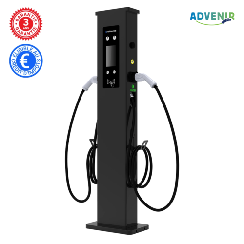 Station de charge noire